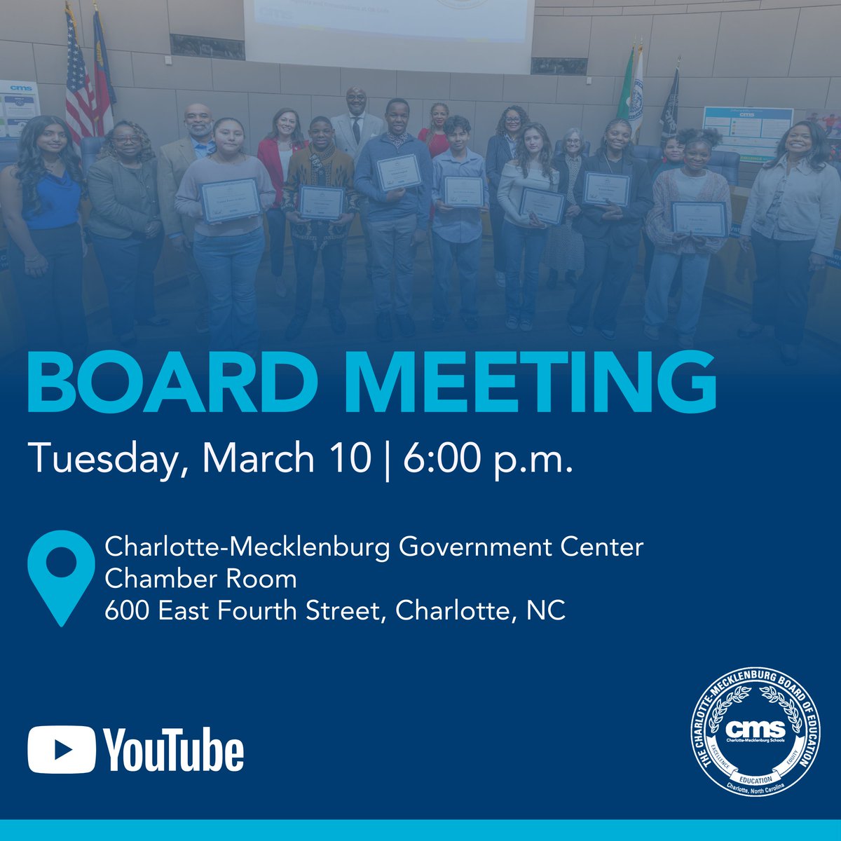 CMS Board of Education tweet media