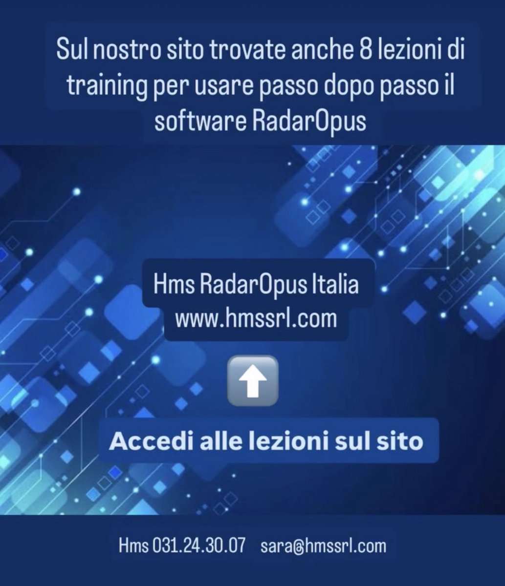HmsRadarOpus's tweet photo. Per usare al meglio RadarOpus segui le lezioni online 
#radaropusitalia #omeopatiaunicista #medicinanaturale #homeopathy https://t.co/I0F4KbqIR9