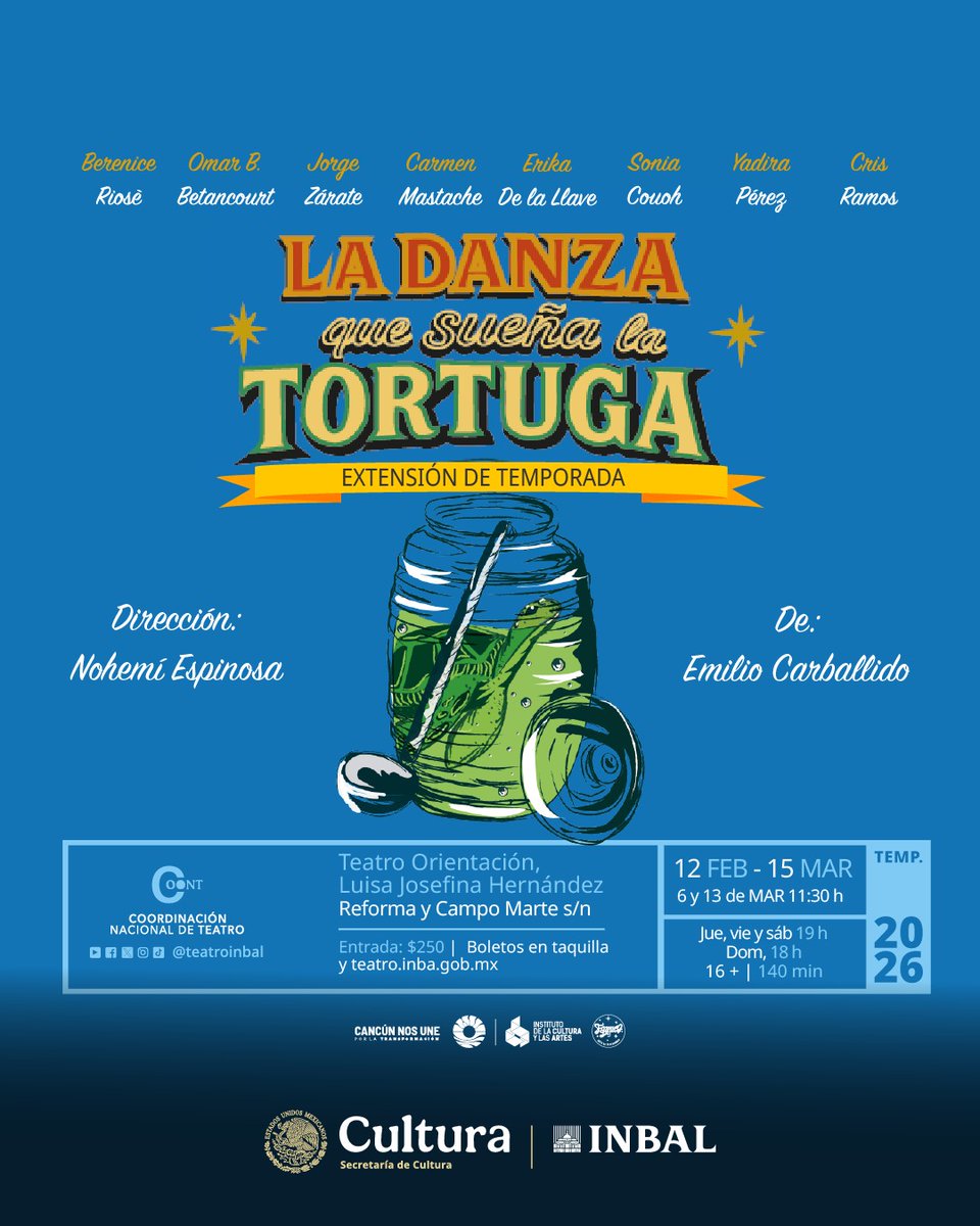 salechatosmx's tweet photo. #hoy #hay #teatro #cdmx #cartelera @Helenico @ProsperoMx @TeatrosCDMX #TeatroSergioMagaña #ForoAPocoNO @teatroinbal #TeatroOrientación #laranapeluche @MrBeast https://t.co/tm9ixduVXV