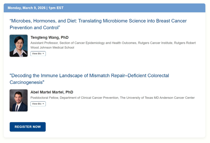 Cancer Immunoprevention Network tweet media