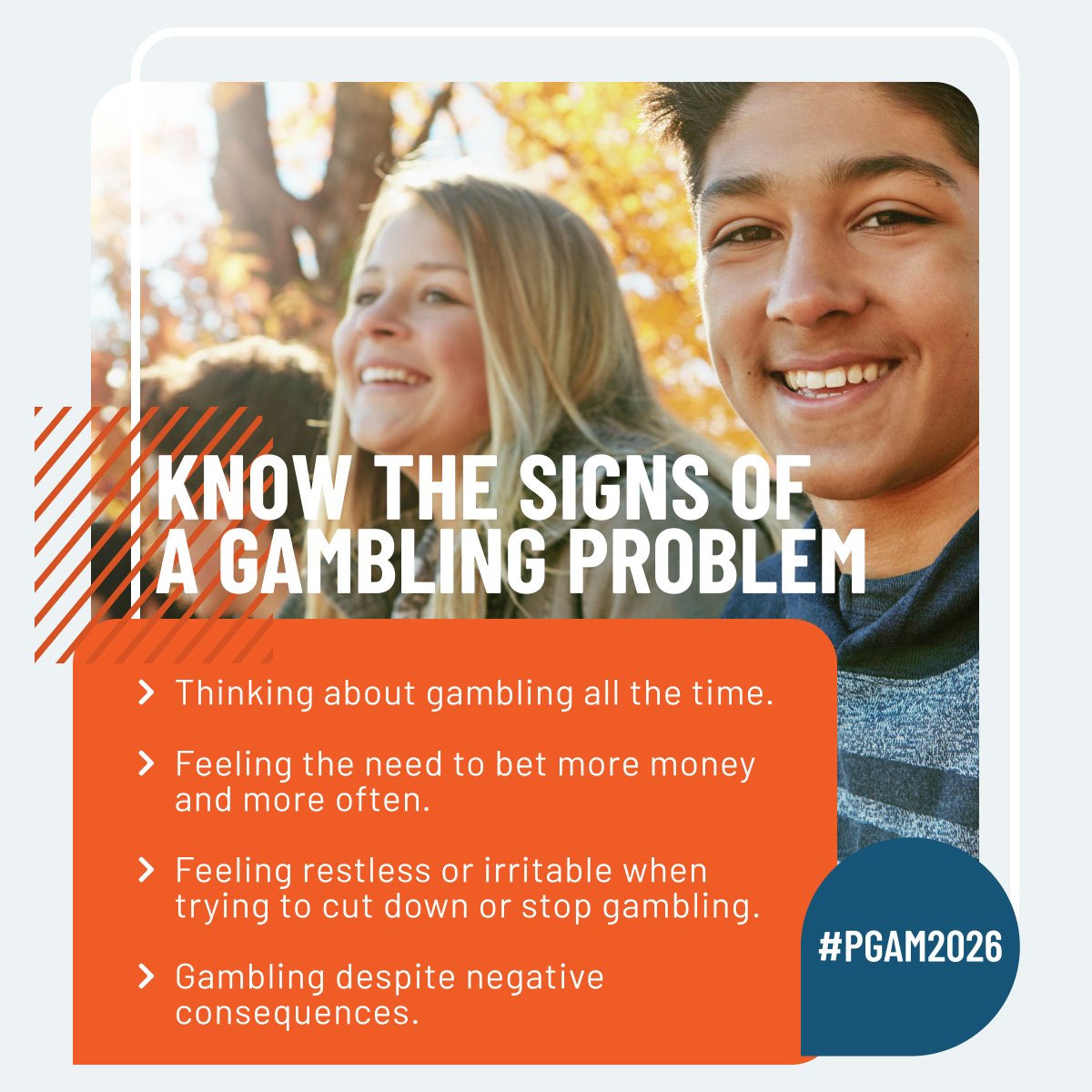 March is Problem Gambling Awareness Month, a time to check in with ourselves and each other. If gambling is affecting your life or someone you care about, the MA Problem Gambling Helpline at 1‑800‑327‑5050 provides free, confidential support anytime. Hope is here. #PGAM2026