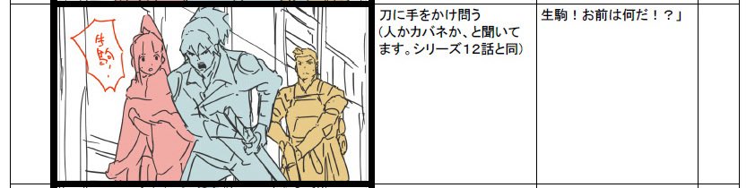 #カバネリ海門決戦(9)
「お前は何だ」と聞かれて人と答えなかったら来栖が生駒を斬るという、TVシリーズでの約束 
