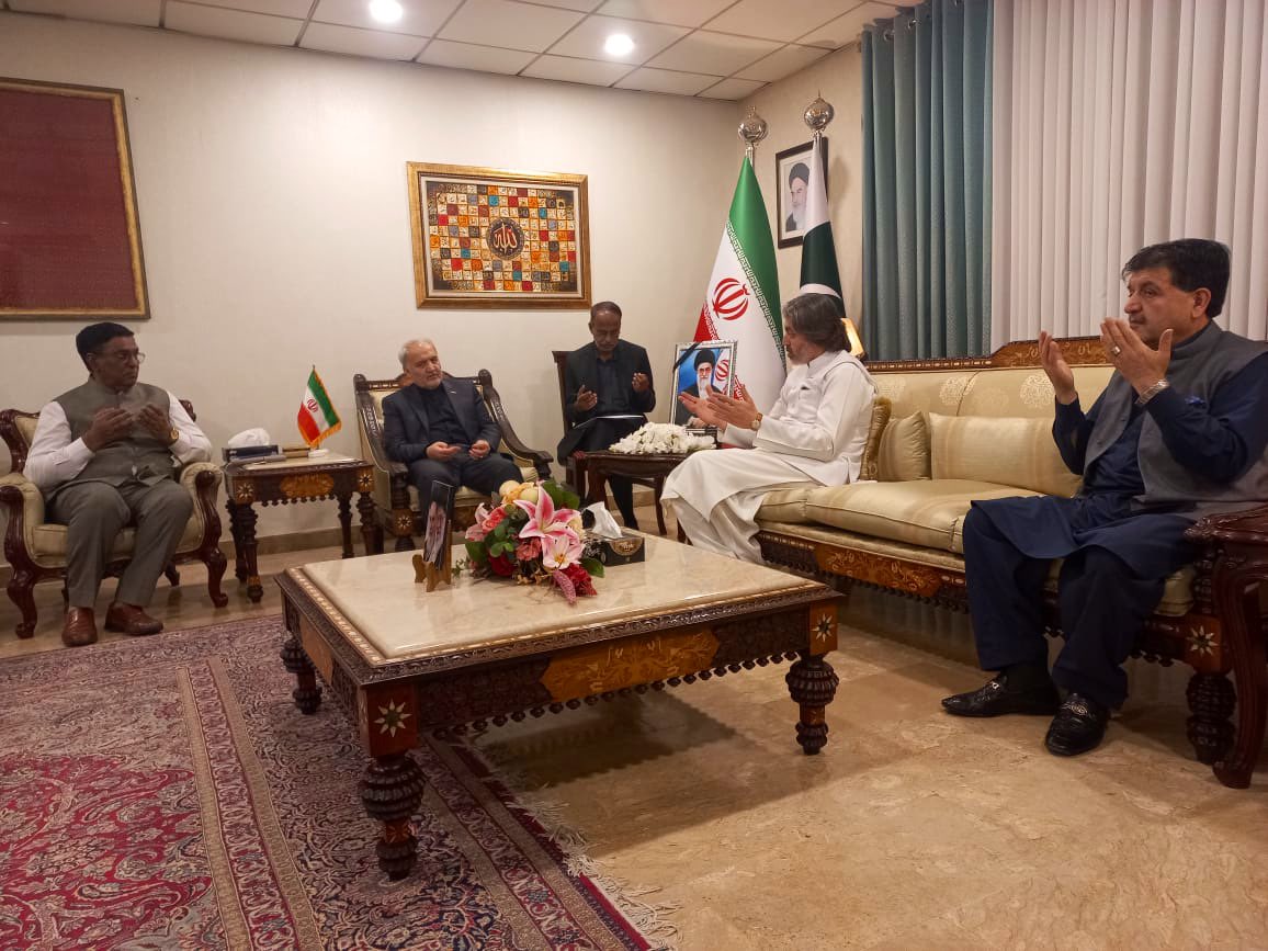 Met the Ambassador of Iran, his excellency Reza Amiri Moghadam ...