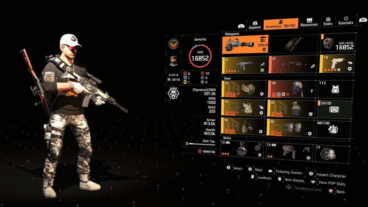 Today's mucking about DC build <a href="/TheDivisionGame/">Tom Clancy's The Division</a> 
Now off to <a href="/rabbitts_murty/">Murty Rabbitts</a> for ☘️ 🏉 and 🍻🍻🍻