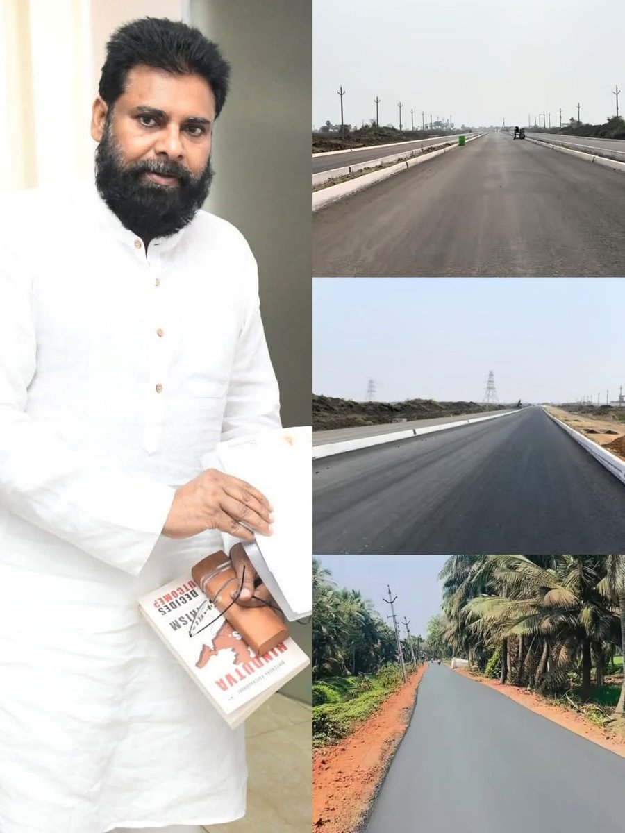 The Road Man of AP ⭐

Now every village is witnessing transformation !! 

With focused leadership from <a href="/PawanKalyan/">Pawan Kalyan</a> rural infrastructure is accelerating proper roads, better connectivity, stronger foundations for growth.

From remote hamlets to major panchayats, development is