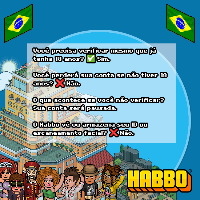 Verifique o post abaixo para um link para a nova página de FAQ que publicamos sobre as mudanças de verificação de idade que estão chegando 🧵⬇️