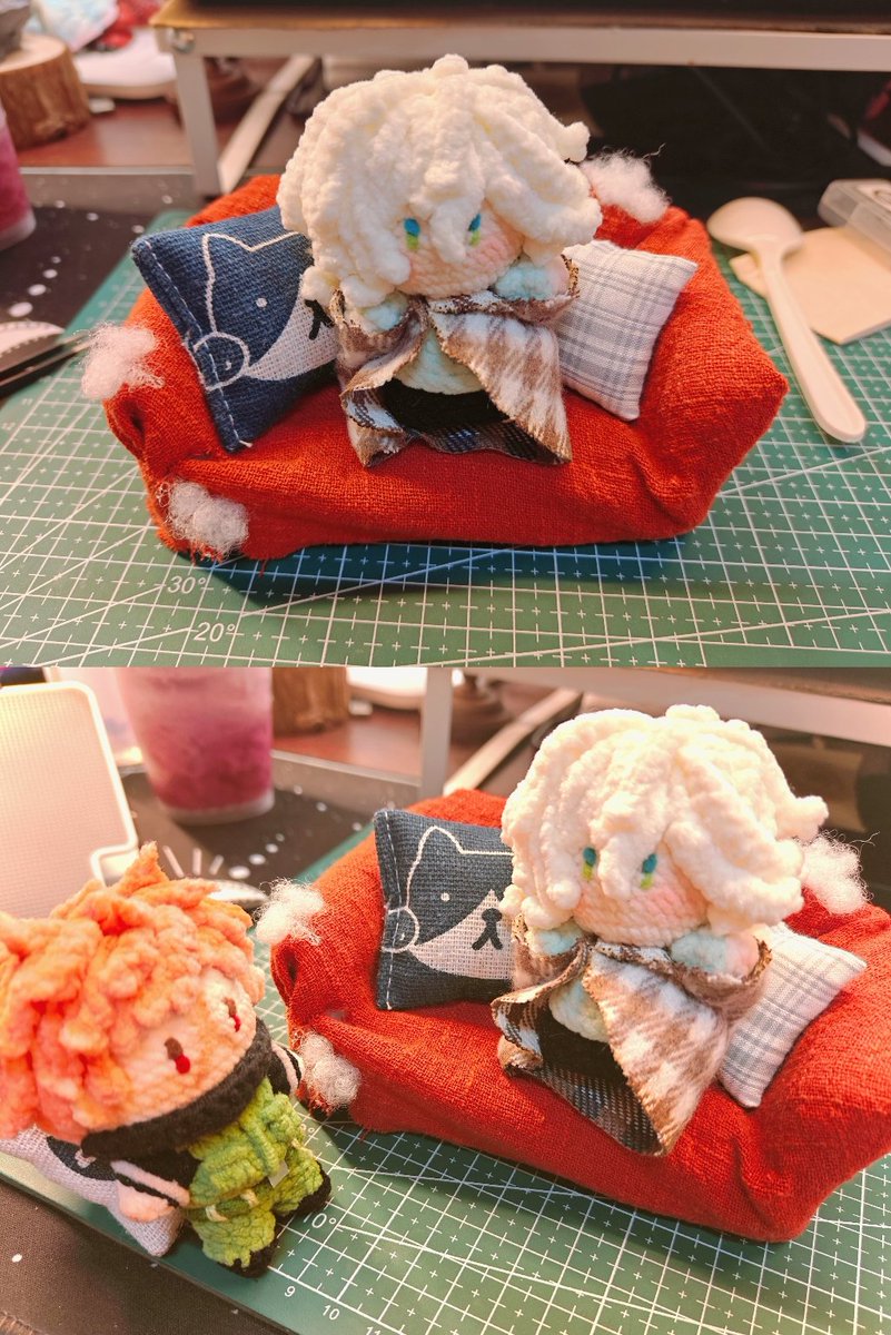 其实是1月做的沙发，没做完不好意思发出来……