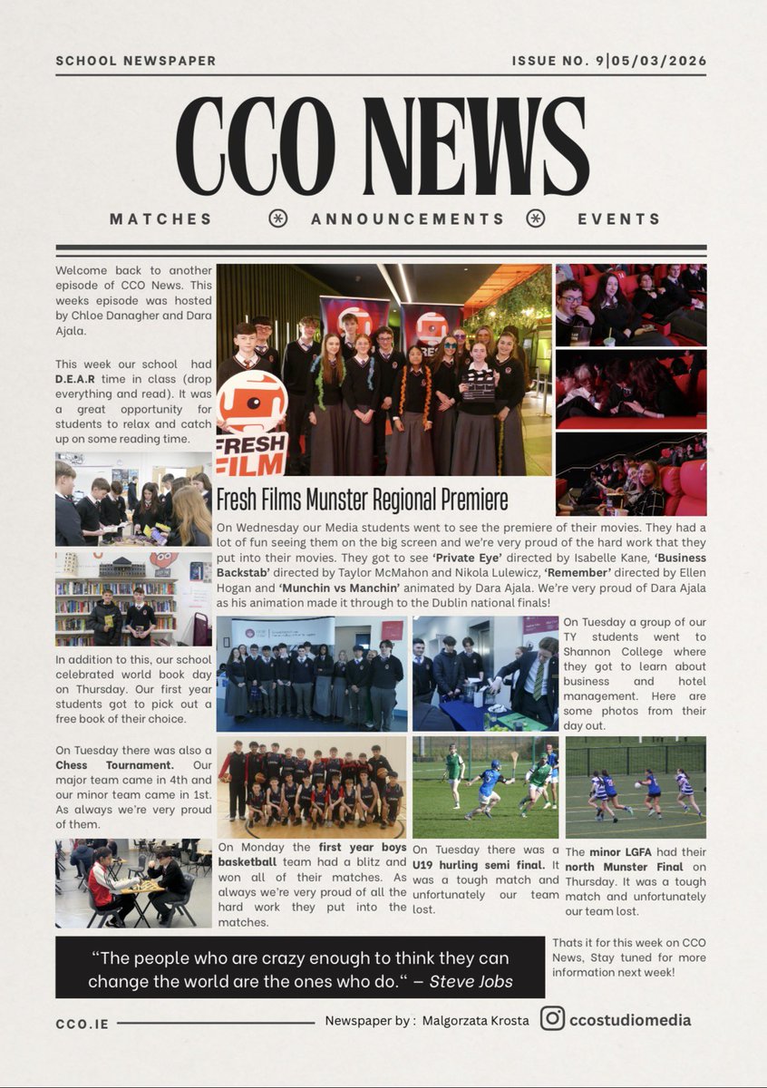 Coláiste Chiaráin tweet media