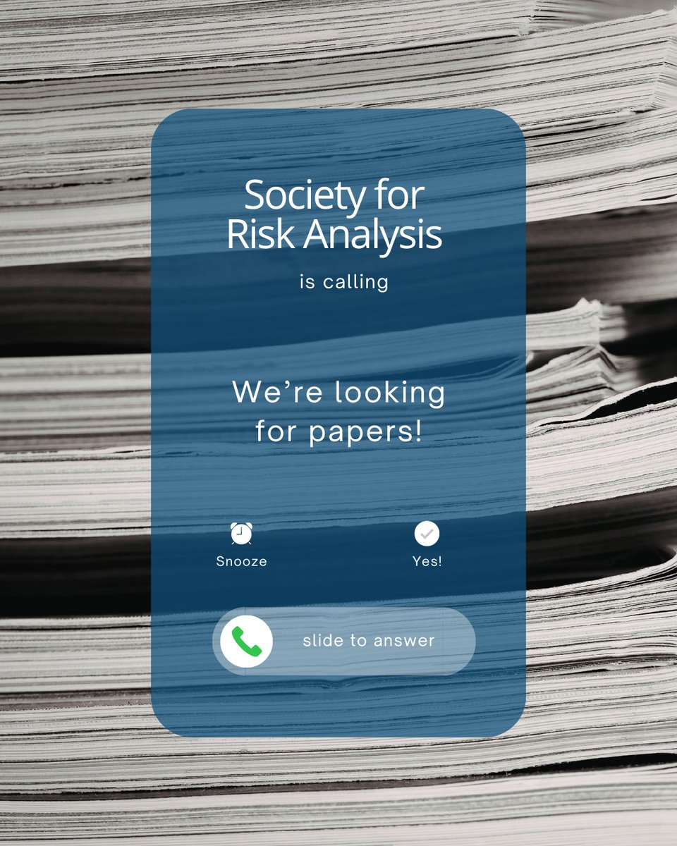 SRA - Society for Risk Analysis tweet media