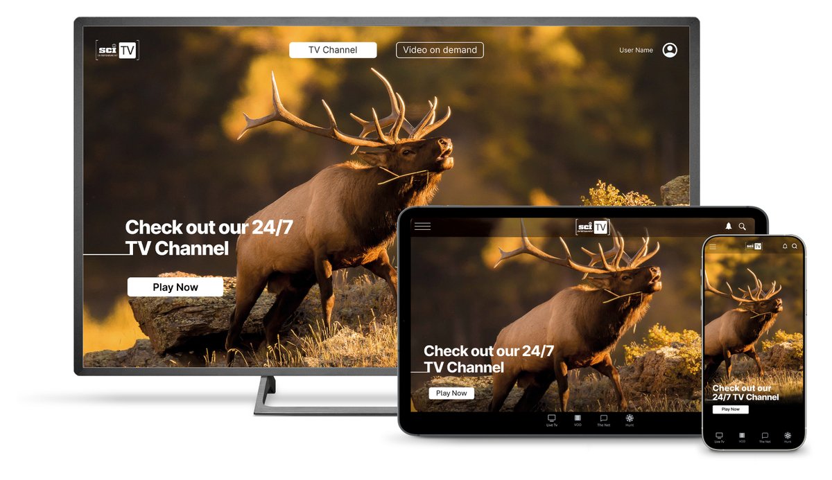 SafariClubIntl's tweet photo. Introducing SCI TV Networks: A New Home for Hunting Entertainment! 📺

On December 22, SCI officially launched SCI TV Networks, a bold new digital platform created exclusively for hunters and outdoor enthusiasts! This premium, all-in-one hunting entertainment destination is designed to deliver nonstop content, deeper industry connections, and new opportunities to explore the world of hunting.

SCI TV Networks brings the hunting lifestyle to life with a 24-hour live television channel, an expansive video-on-demand library packed with top-tier hunting shows and series, and content thoughtfully organized by category for easy discovery. The platform also features a professional social network with the latest hunting industry news, along with a new marketplace that connects members with trusted outfitters from around the globe!

The SCI TV Networks app is FREE to download and gives members instant access to premium hunting entertainment anytime, anywhere, on their favorite devices. Download the NEW SCI TV Platform for FREE and discover all the hunting entertainment content that it offers! For more information, visit https://t.co/WtogAKVuki 👏