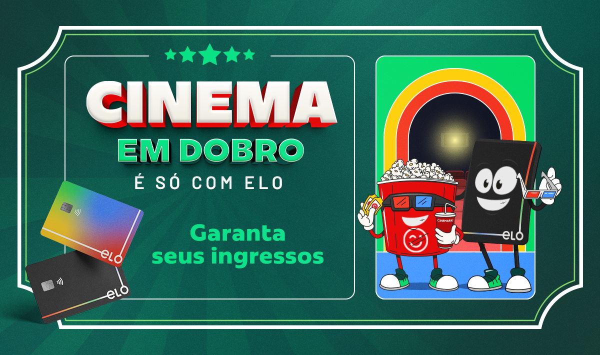🇧🇷🎬 Climinha de premiação de cinema pede sessão de filme brasileiro!

De 23/2 a 23/3, pagando com Elo na Cinemark, você garante 1 ingresso pra filme nacional por R$10 e ainda ganha outro.

Bora fortalecer nossa cultura direto da poltrona. 🍿
nerdbunker.short.gy/nyjtuD #publi