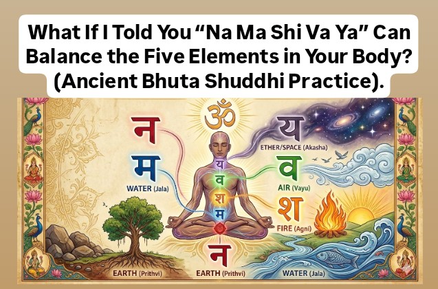 balancewriter's tweet photo. What If I Told You “Na Ma Shi Va Ya” Can Balance the Five Elements in Your Body? (Ancient Bhuta Shuddhi Practice).

https://t.co/44M1fq0g71

#mentalhealth #newearth #spirituality https://t.co/2Hd9Ji6iAr
