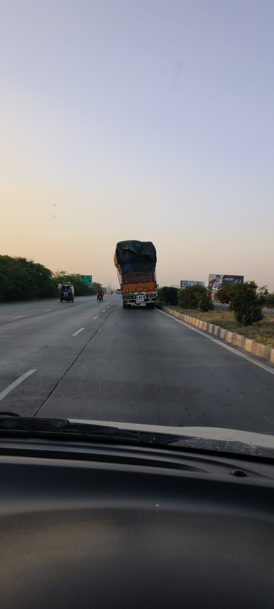 Caatalystt's tweet photo. Leaning Truck of India spotted on the highway.
One pothole away from becoming a viral accident reel.
Stay safe out there, folks! ππ
#IndianTrucking #OverloadChallenge #HighwayHorror #RoadRealities" https://t.co/bkgfUdTrrh