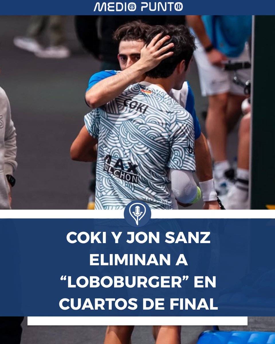 MedioPuntoPadel's tweet image. 🥥 COKI NIETO Y JON SANZ SE CARGAN A LEBRÓN Y AUGSBURGER 🍔

👉 Los de Maxi Gabriel consiguen la épica en su primer torneo y se clasifican para las semifinales en Gijón. 

#padel #padeltime
