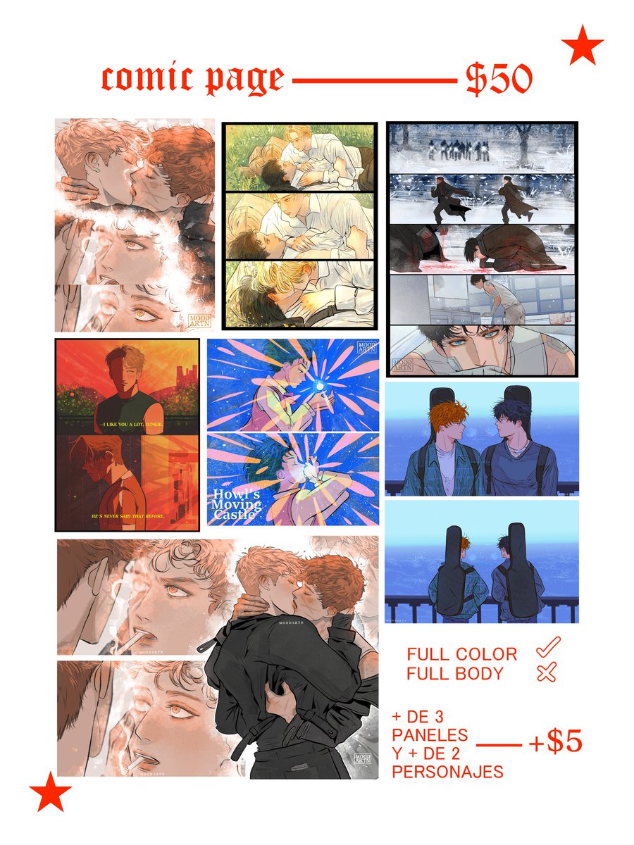 moodartn's tweet photo. OPEN COMMISSION 💖✨
Hola, aquí les dejo mi tabla de comisión ✨
También les dejo mi tienda de Ko-fi: 
https://t.co/eVMGNvyE7x 

#moodartn #Commission #commissionsopen #art #draw https://t.co/oQvS4QM3Tp