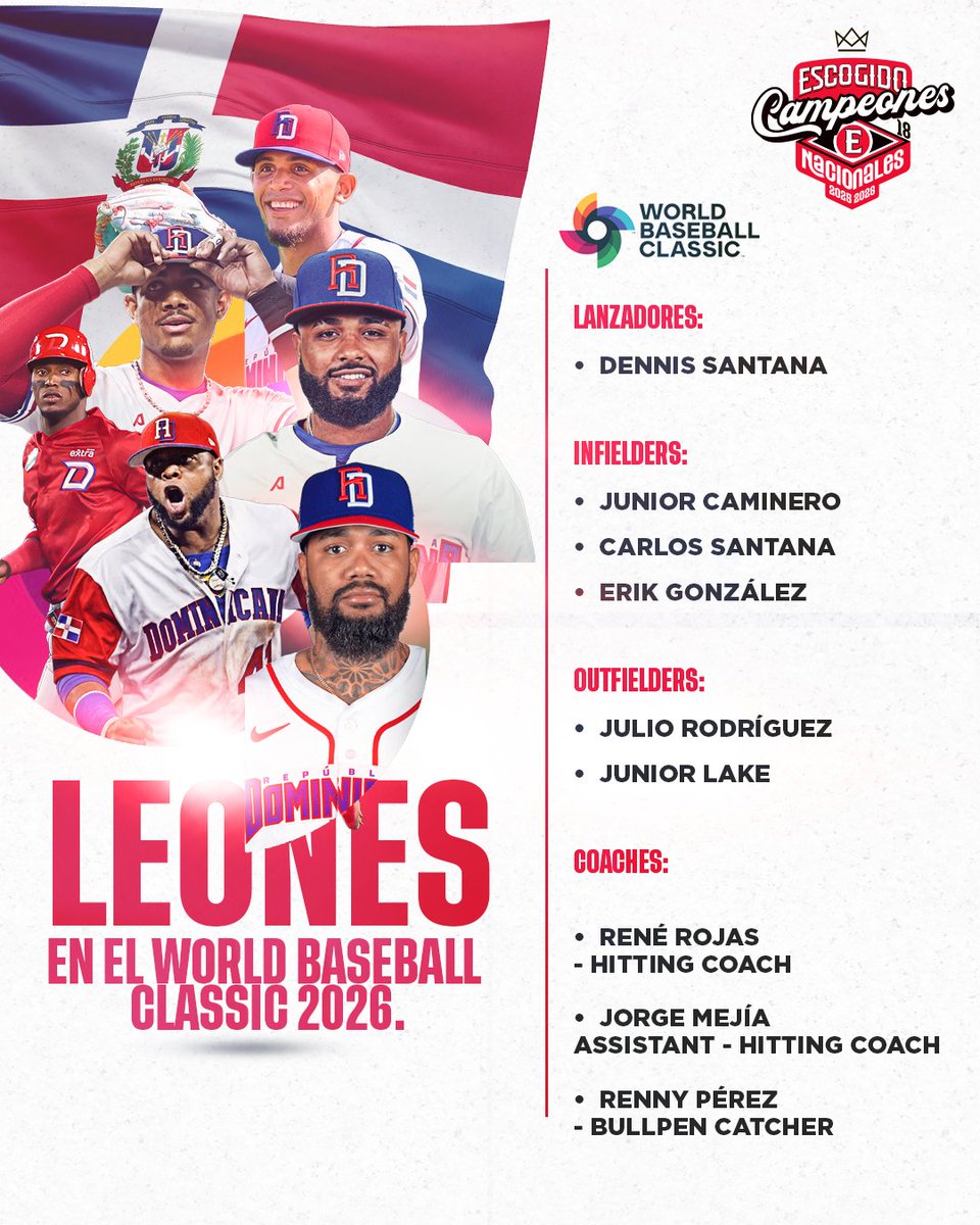 EscogidoBBClub's tweet photo. ¡NUESTROS LEONES A DEFENDER LA PATRIA! 🦁🇩🇴 https://t.co/efiFJUx6as