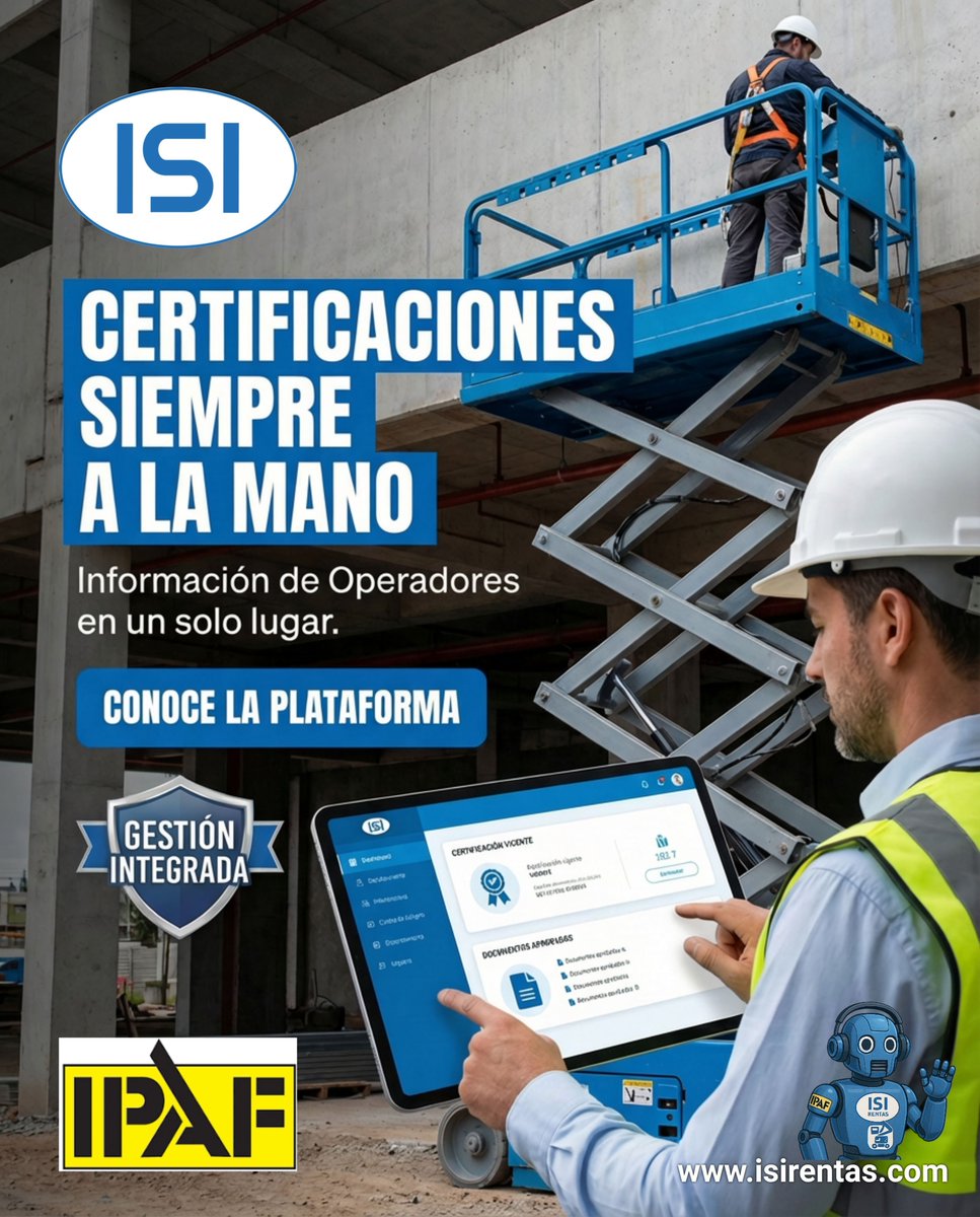 ISI - Venta y Renta de plataformas de elevación tweet media