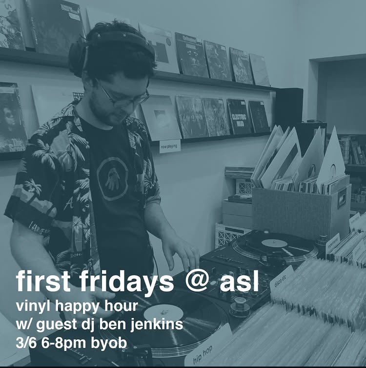 BJenkins901's tweet photo. Tonight from 6-8 at Art Sound Language. Come thru and buy some records. https://t.co/nO0anwPTct