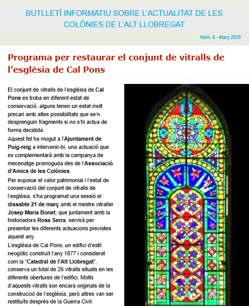 Amics Colònies Industrials Alt Llobregat tweet media