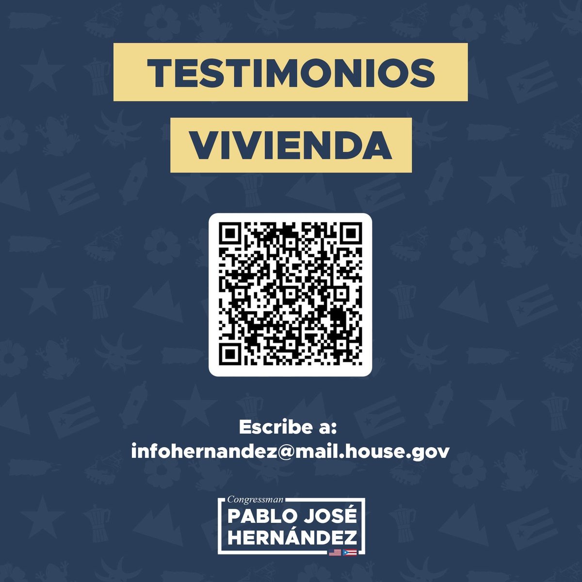 Rep. Pablo José Hernández tweet media