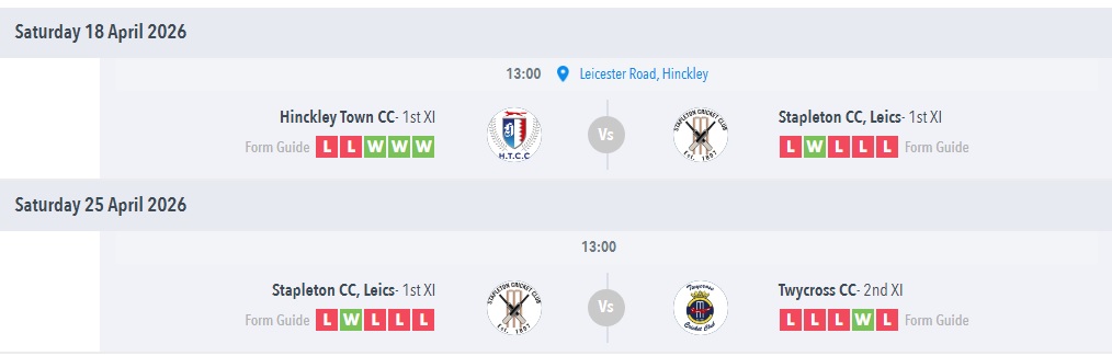 Stapleton Cricket Club tweet media