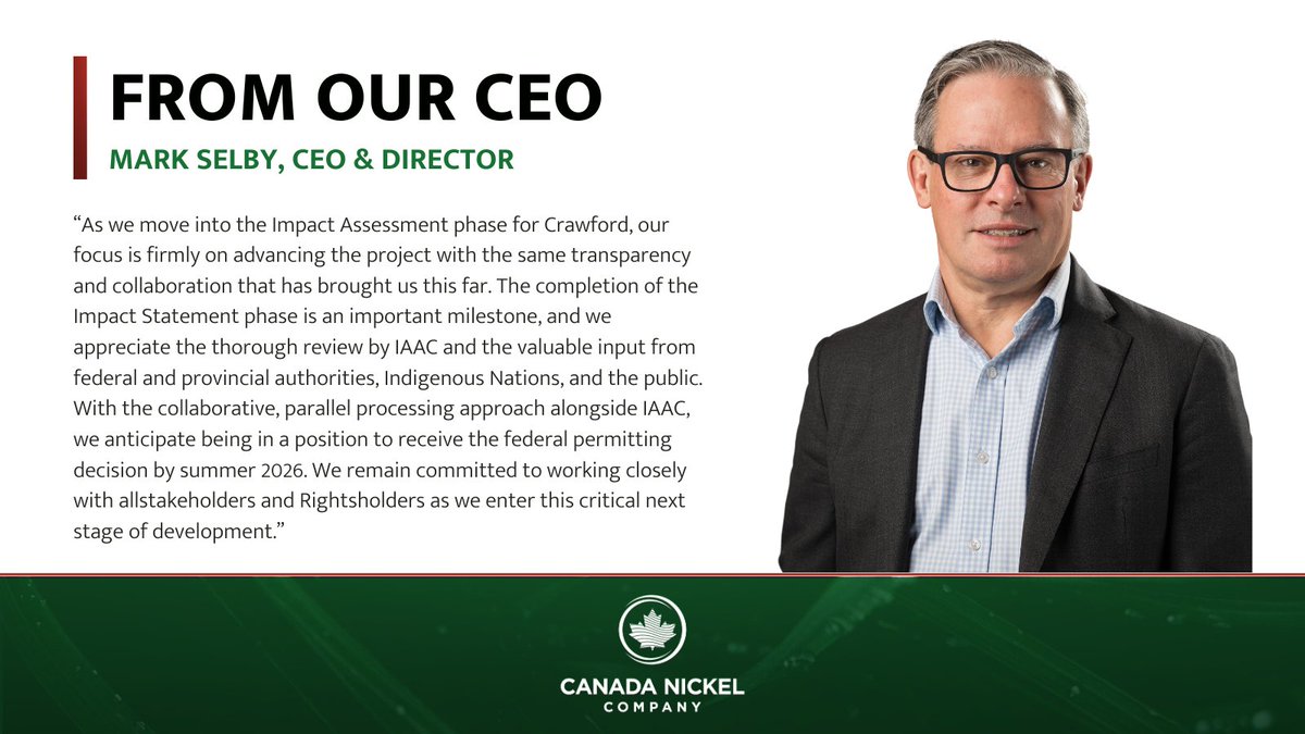 Canada Nickel Company tweet media