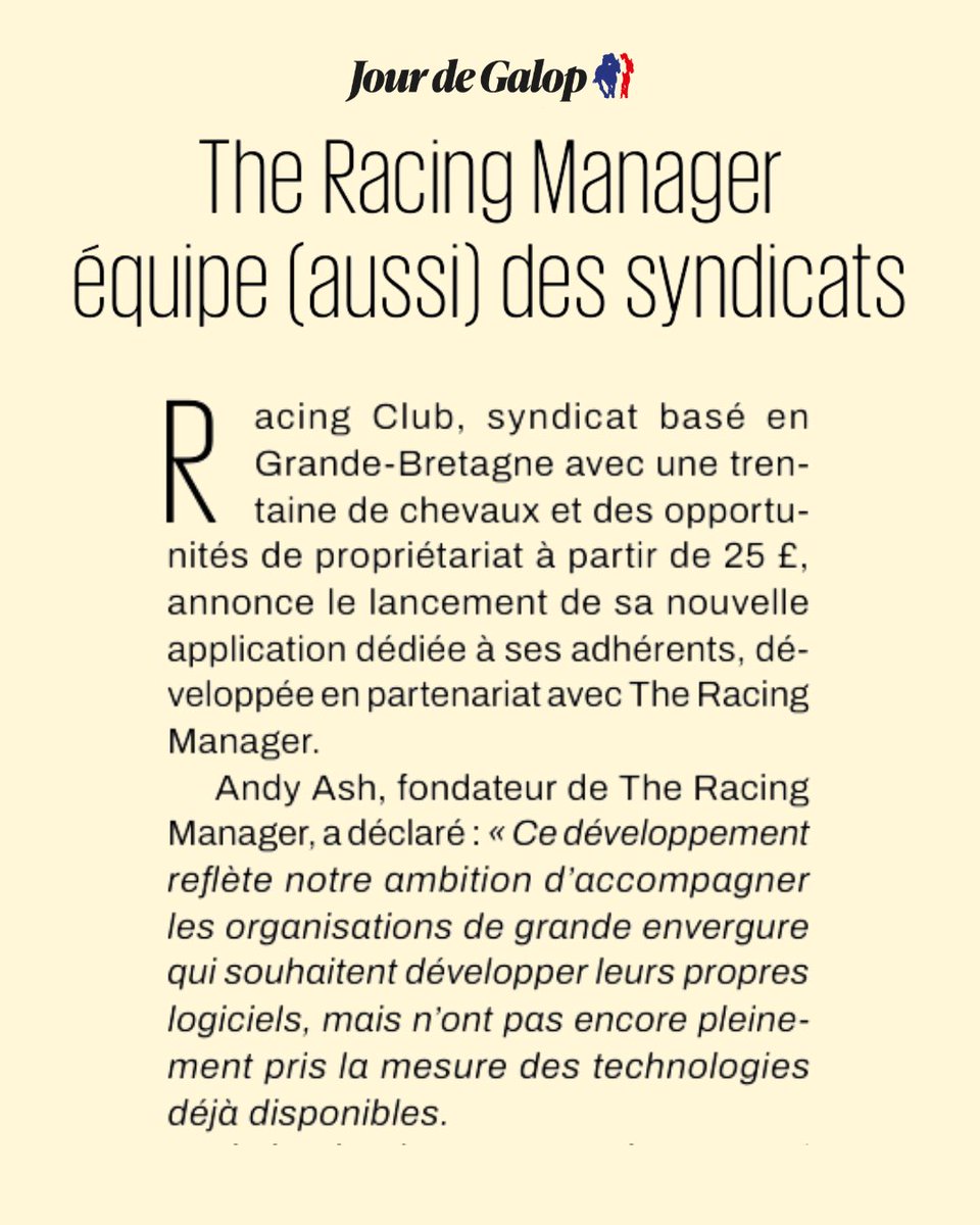 The Racing Manager tweet media