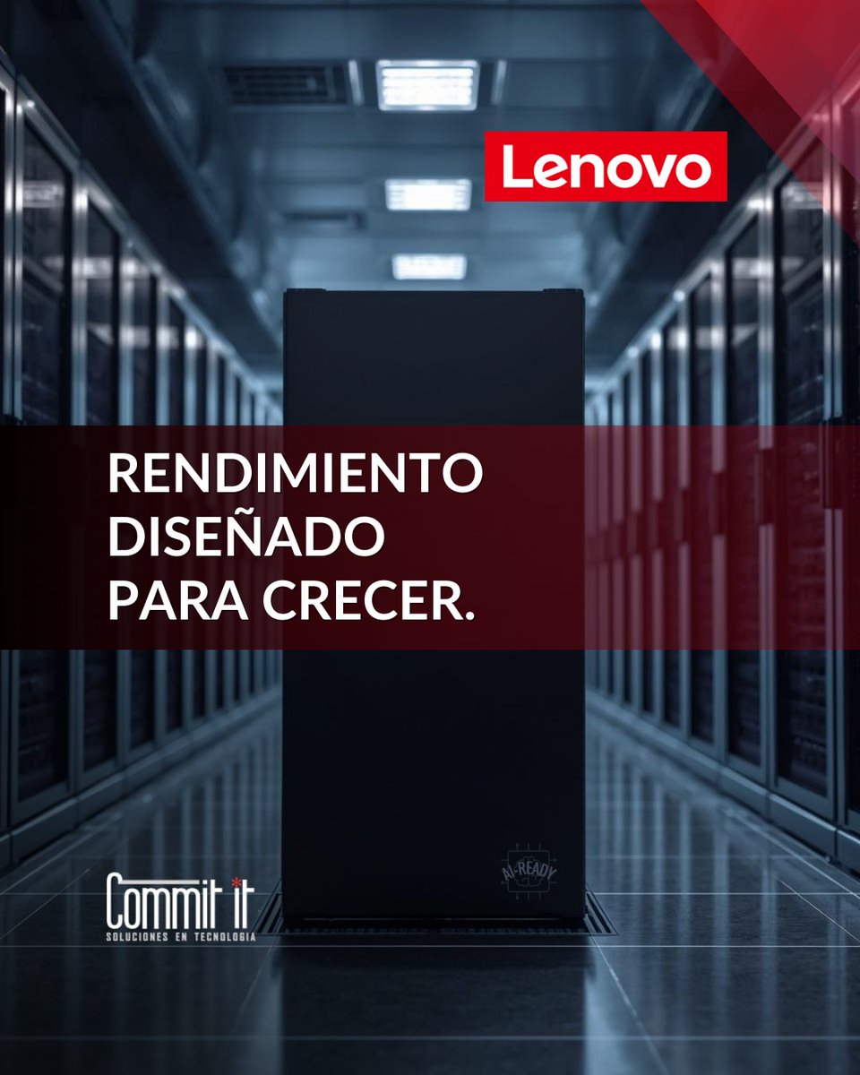 Commit_IT_Arg's tweet photo. La infraestructura de su empresa soporta las ambiciones para este 2026? 

Lenovo #ThinkSystem ofrece la potencia y flexibilidad que las cargas críticas y la #IA requieren hoy. El motor de su competitividad.

Optimice su Data Center con Commit IT: 
🌐 https://t.co/EEkPutstUd https://t.co/FqsSCbnwlz
