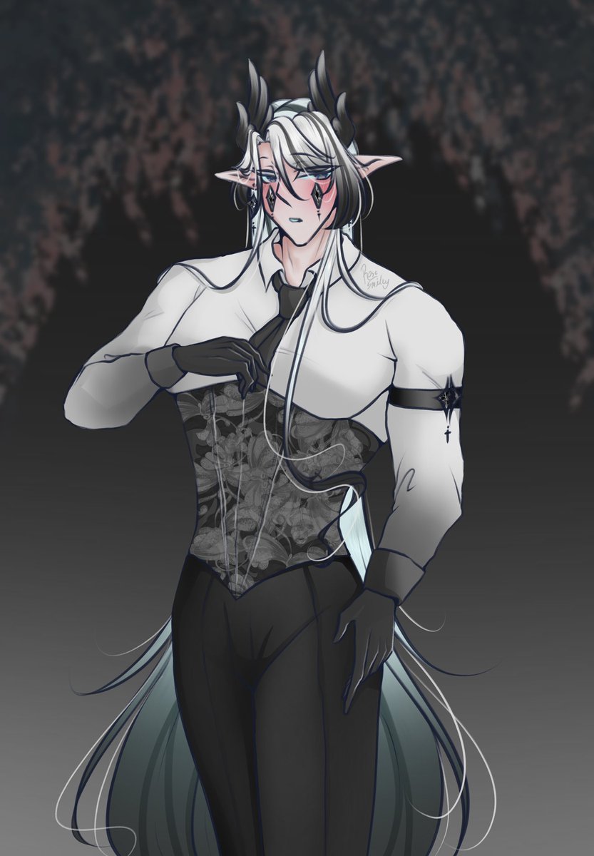 Rose_smiley_'s tweet photo. จับเคออสมาใส่คอร์เซ็ท✨
#ocart #oc https://t.co/0LDSTC9eew