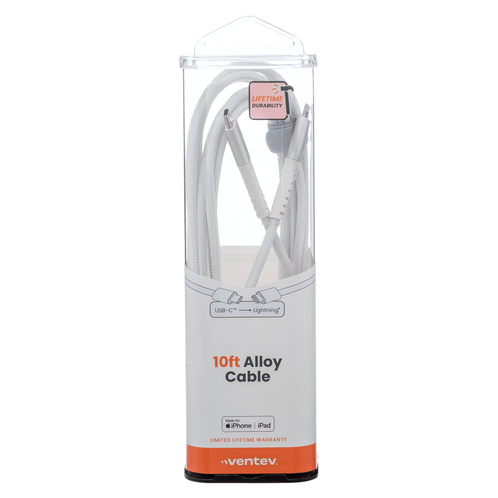 thephonesupply's tweet image. Elevate your charging experience with the Ventev ChargeSync Alloy USB-C to Apple Lightning Cable 10ft. Its extended length allows for versatile use while keeping your devices powered. Explore at thephonesupplyco.com #ChargingSolutions #TechEssentials

https://www