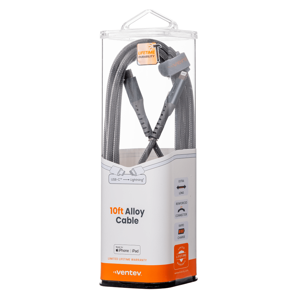 thephonesupply's tweet image. Elevate your charging experience with the Ventev ChargeSync Alloy USB-C to Apple Lightning Cable 10ft. Its extended length allows for versatile use while keeping your devices powered. Explore at thephonesupplyco.com #ChargingSolutions #TechEssentials

https://www