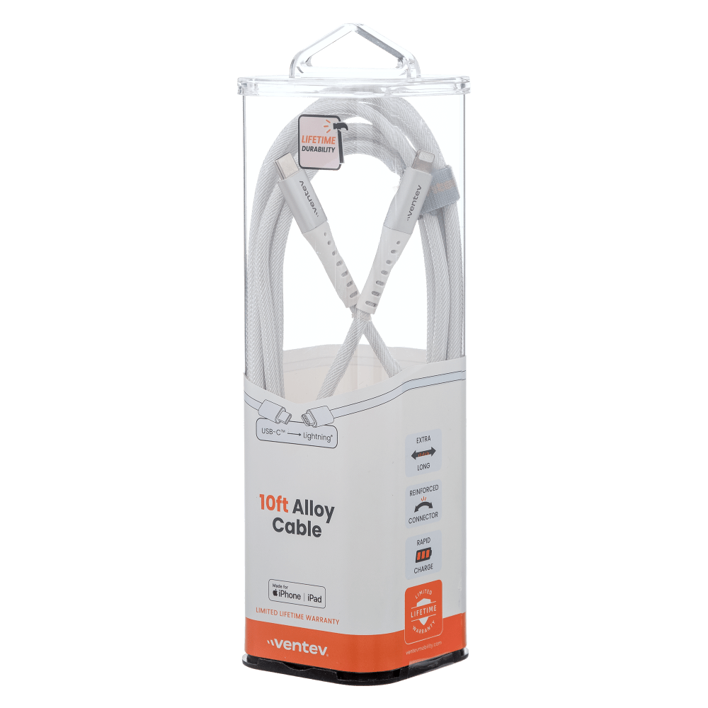 thephonesupply's tweet image. Elevate your charging experience with the Ventev ChargeSync Alloy USB-C to Apple Lightning Cable 10ft. Its extended length allows for versatile use while keeping your devices powered. Explore at thephonesupplyco.com #ChargingSolutions #TechEssentials

https://www