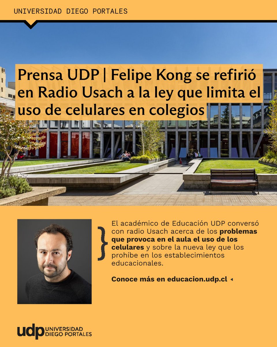 Facultad de Educación UDP tweet media