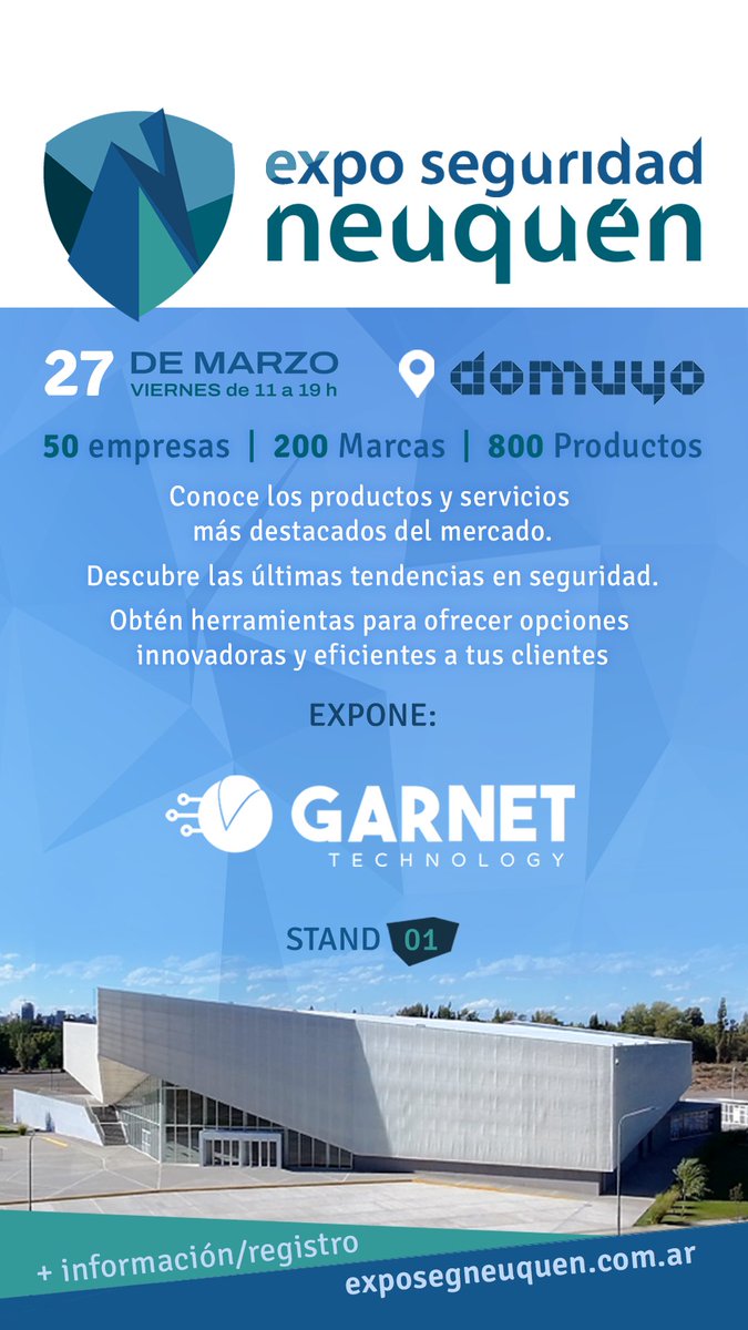 La seguridad electrónica se encuentra en Neuquén 🔒

📅 27 de marzo
📍 Centro de Convenciones Domuyo
👉Stand 01
🕚 11 a 19 hs

<a href="/noticiasRNDS/">Negocios de Seguridad</a>