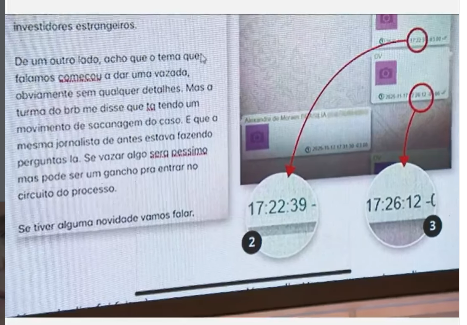 paulojap's tweet photo. Que as "Instituições" do Brasil são prostíbulos, isso não é novidade. O problema é quando as prostitutas saem nuas a luz do dia e ninguém fala nada.
Na imagem abaixo, "suposta" troca de mensagens entre Vorcaro, do Banco Master e Xandão, o Batman às avesas... https://t.co/l8QvP7uWNP