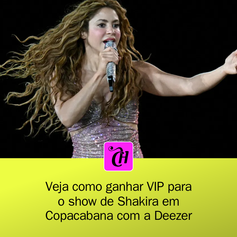 CAPRICHO's tweet photo. 🚨 Quer viver uma experiência VIP no show da Shakira em Copacabana? 🎤 A Deezer está sorteando passagens e hospedagem! Não fique de fora, participe entre 5 de março e 10 de abril! #Shakira #Deezer #ShowVIP
https://t.co/6AolfJUkTM https://t.co/usgdL3TaE9