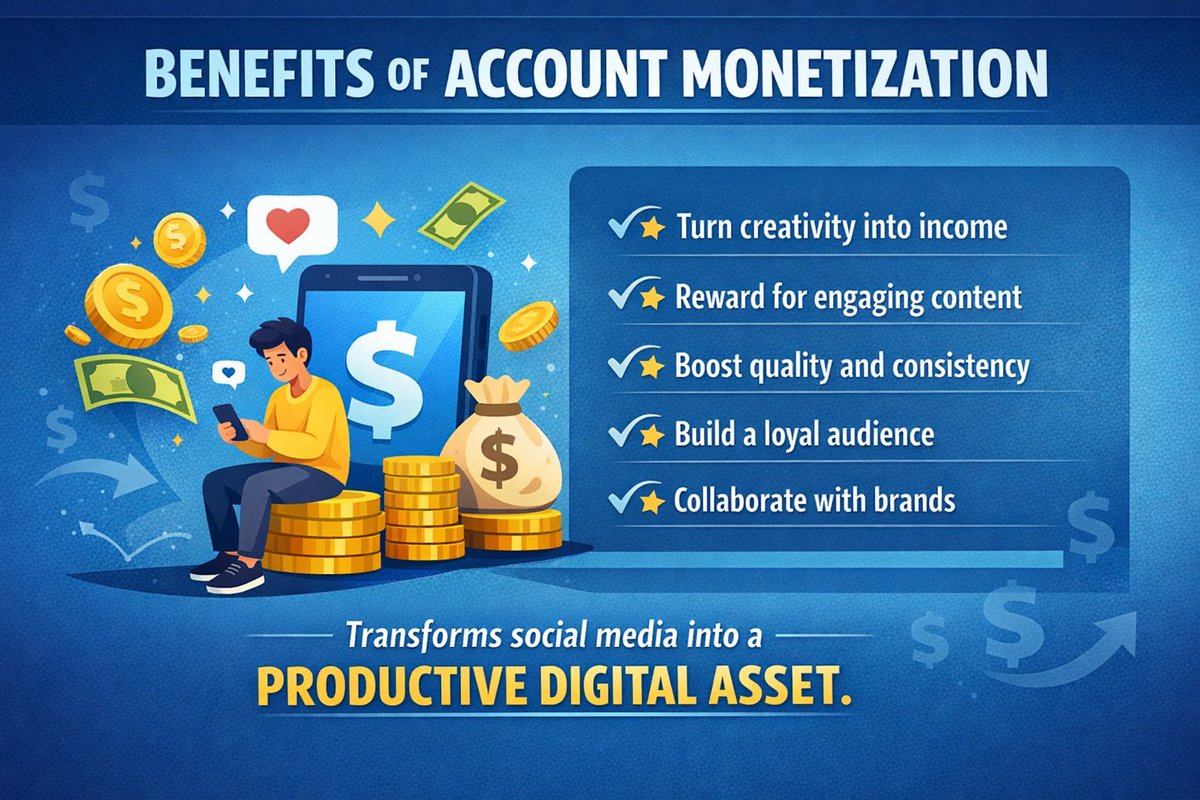 taiyehassan7's tweet photo. Benefits of monetizing your account don’t miss out on X add revenues distribution….. follow this account for more. Tips https://t.co/70X2D0skM8