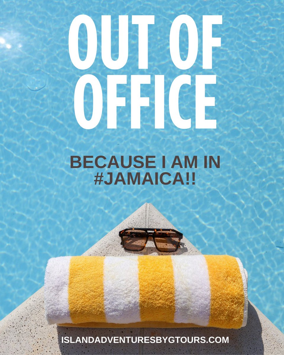 Also put up your #donotdisturb sign!!
IslandAdventuresbyGTours.com
.
#traveltojamaica #FridayFeeling #FriYay #fridaymotivation #funinthesun #beachdays #tours #excursions #jamaica #vacation #springbreak #atv #zipline #waterfalls #horsebackriding #riverafting #rumtours #weekendvibes