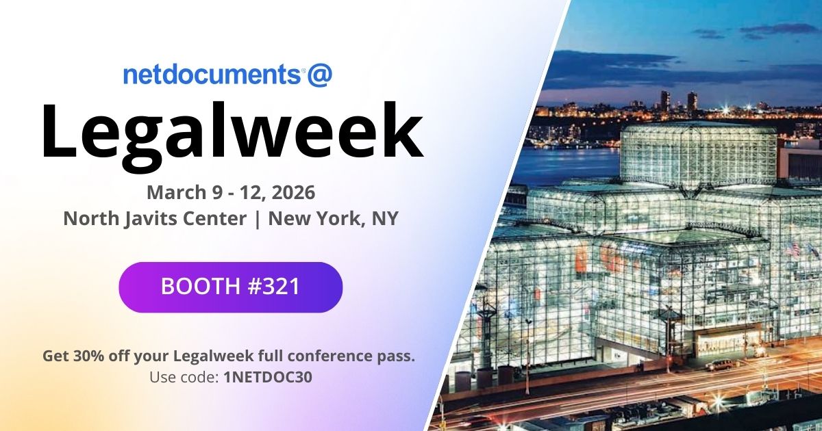 NetDocuments tweet media