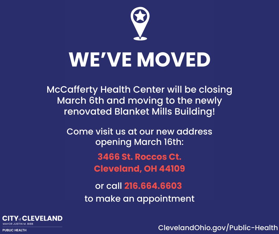 Cleveland Department of Public Health tweet media