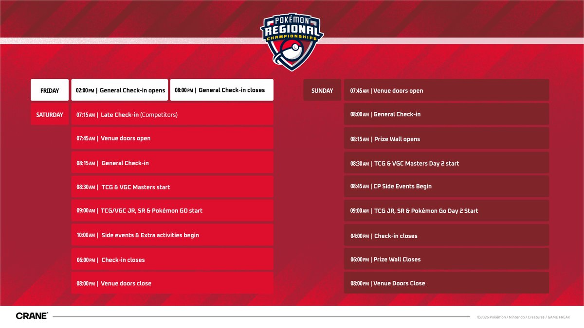 CRANE Pokémon Tournaments tweet media