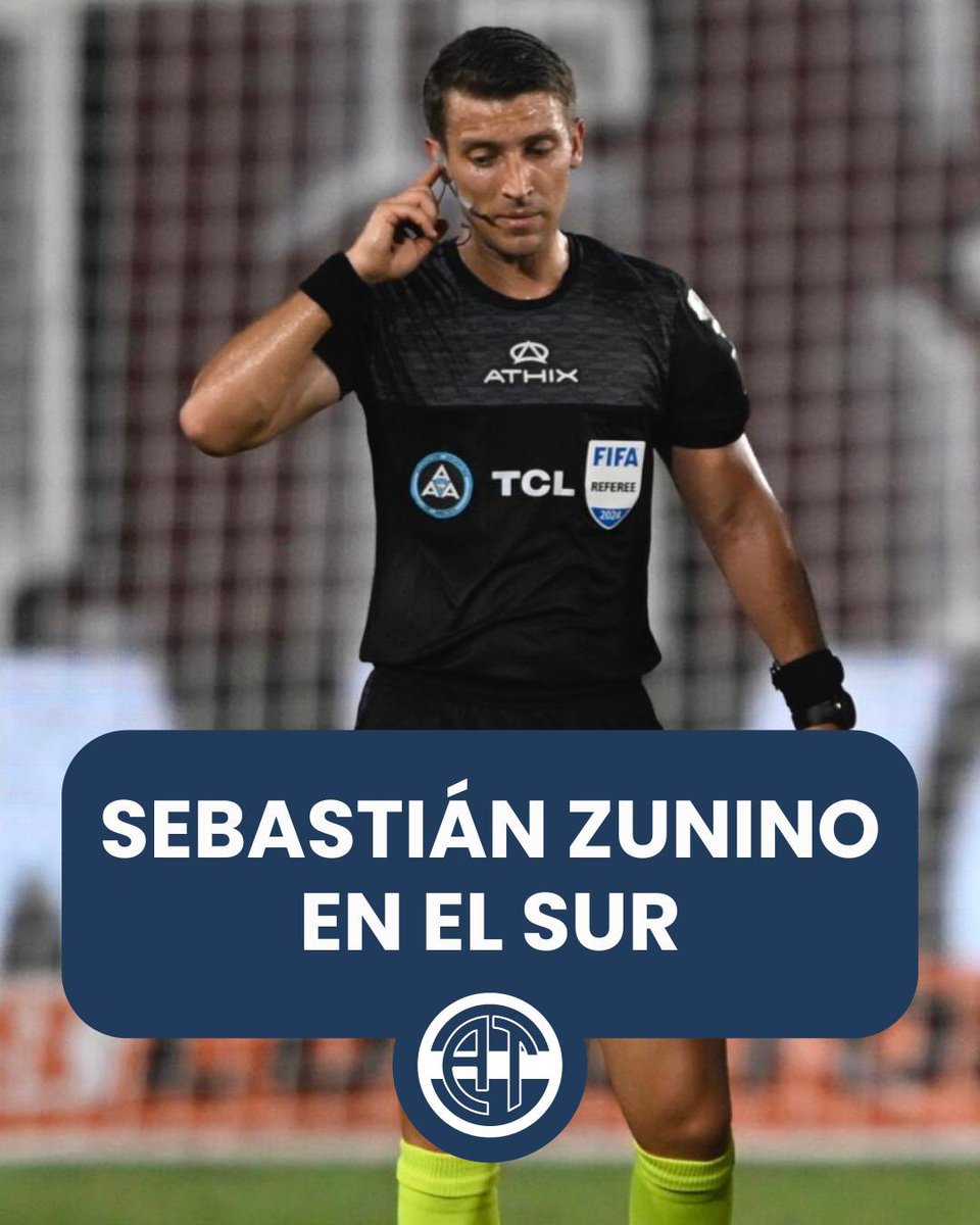 #CGE #GELP | SEBASTIÁN ZUNINO EN EL SUR ⚖️

El encargado de impartir justicia el próximo miércoles desde las 17.30 en el sur bonaerense cuando Gimnasia visite a Banfield será Sebastián Zunino.

Por otro lado, Laura Fortunato se hará cargo del VAR desde Ezeiza.