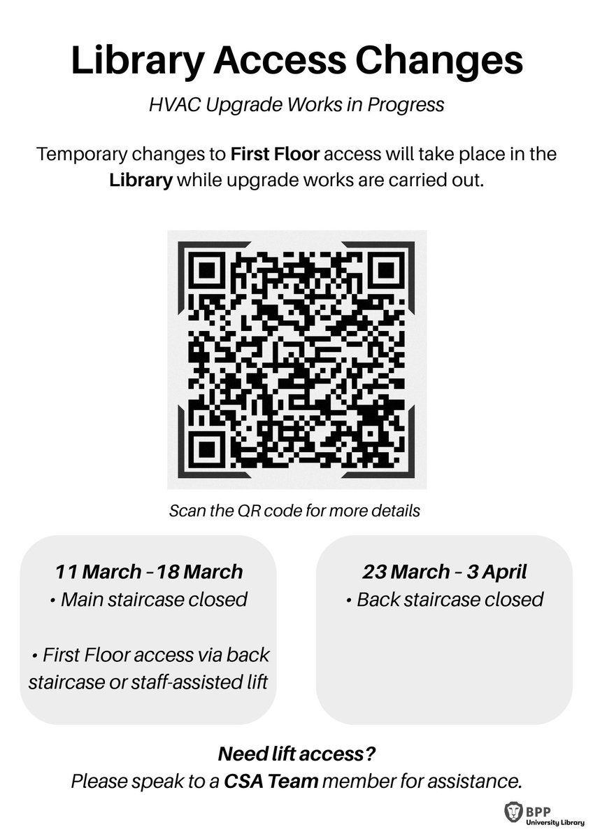 BPP University Library Services tweet media