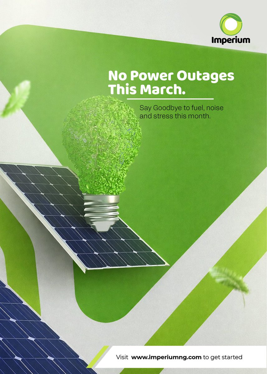 myimperium's tweet image. Switch to solar this month, and watch all your power problems fade away.

~~
#myimperium #solarworld #solarelectric