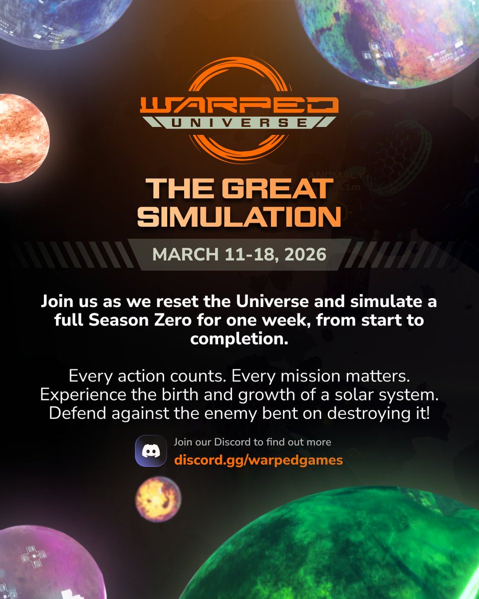 Warped Games tweet media