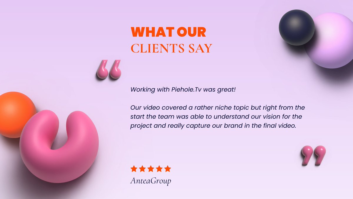 Pieholetv's tweet image. What’s better than a clear explainer video?
A happy client 🤩

This project focused on turning a niche topic into an explainer video that could raise awareness and be shared across the client’s website and social channels.

#ExplainerVideo #ClientFeedback #VideoMarketing
