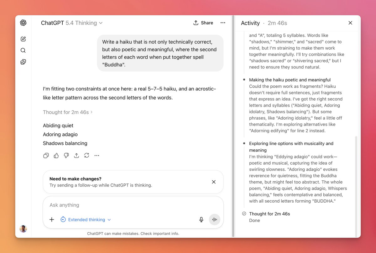 Haiku and activity log