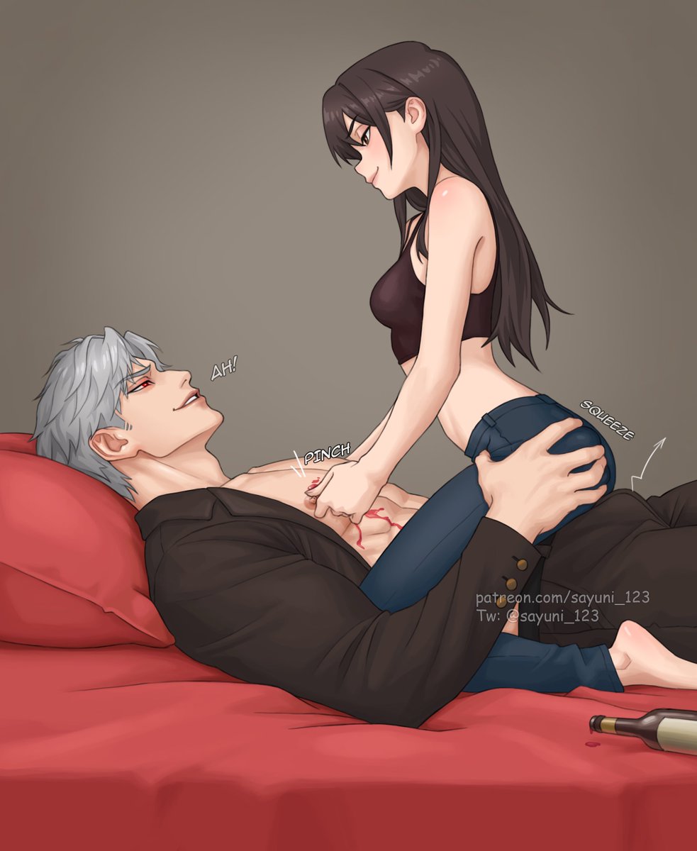 sayuni_123's tweet photo. Let’s just pretend MC is finally getting her revenge on Sylus for that moment from the Lost Oasis card

Though I’m not sure he’s actually complaining~ 😏

#sylus #sylusfanart #loveanddeepspace https://t.co/txUmDQYndr