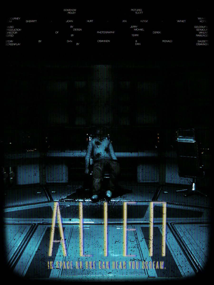 somehowbrasil's tweet photo. O primeiro filme é o Alien: o Oitavo Passageiro

A ideia é como seriam os filmes se eles fossem lançados no nosso universo.

Então, eu vou postar os filmes "em cartaz" que estarão "passando" no cinema do nosso universo (acho que deu pra pegar um pouco a ideia kkkkk) https://t.co/OY1Tu4b7zn