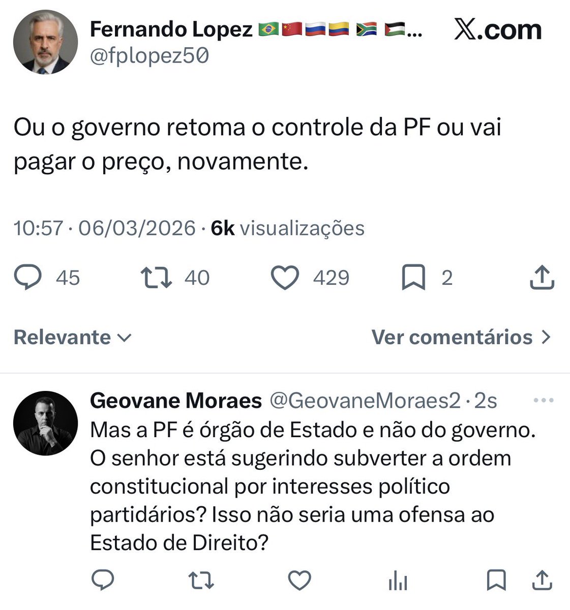 Os esquerdistas não tem o menor pudor em atacar a democracia e a constituição.